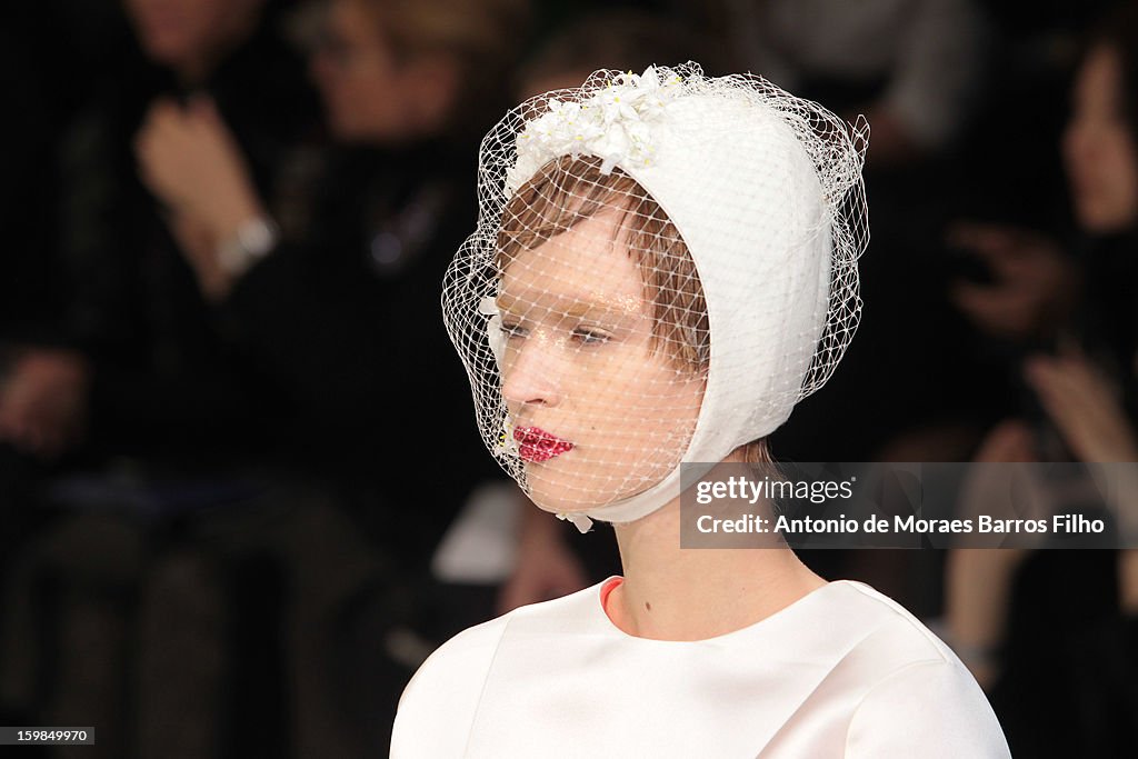 Christian Dior: Runway - Paris Fashion Week Haute-Couture Spring/Summer 2013