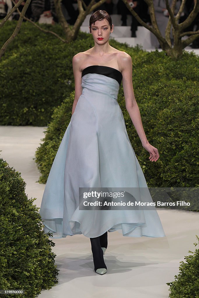 Christian Dior: Runway - Paris Fashion Week Haute-Couture Spring/Summer 2013