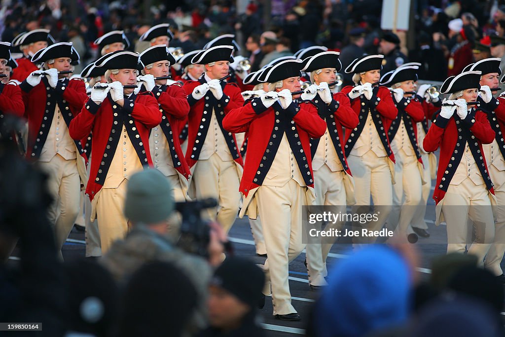 Inaugural Parade Held After Swearing In Ceremony