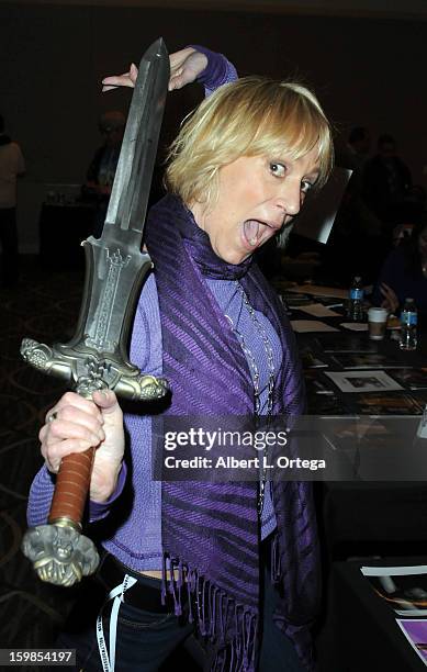 Actress Sandahl Bergman participates in The Hollywood Show Day 2 held at Westin Los Angeles Airport on January 13, 2013 in Los Angeles, California.