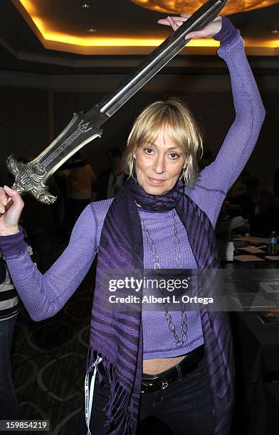 Actress Sandahl Bergman participates in The Hollywood Show Day 2 held at Westin Los Angeles Airport on January 13, 2013 in Los Angeles, California.