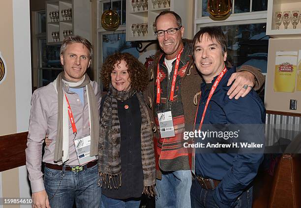 Producer Stephen Badger, associate producer Linda Livingston, cinematographer Anthony Arendt and director Greg "Freddy" Camalier attend the Stella...
