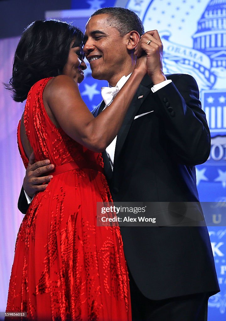 President Obama And First Lady Attend Inaugural Balls