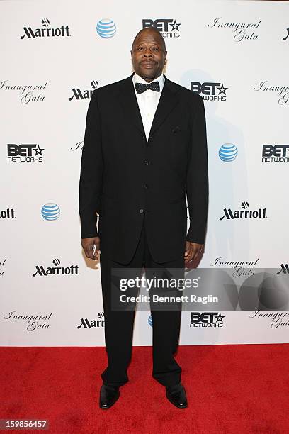 Former NBA basketball player Patrick Ewing attends the Inaugural Ball hosted by BET Networks at Smithsonian American Art Museum & National Portrait...