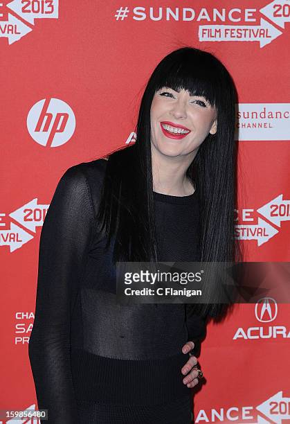 Audrey Napoleon attends 'The Necessary Death Of Charlie Countryman' premiere at Eccles Center Theatre during the 2013 Sundance Film Festival on...