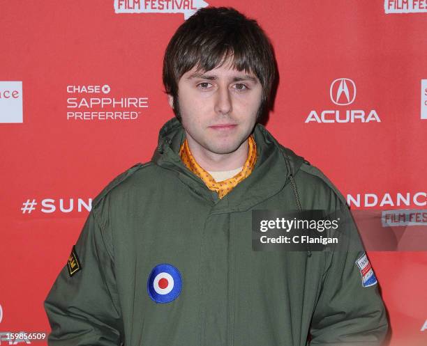 James Buckley attends 'The Necessary Death Of Charlie Countryman' premiere at Eccles Center Theatre during the 2013 Sundance Film Festival on January...