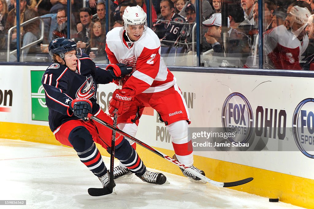 Detroit Red Wings v Columbus Blue Jackets