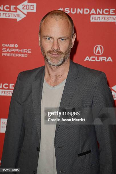 Director Fredrik Bond attends "The Necessary Death Of Charlie Countryman" premiere at Eccles Center Theatre during the 2013 Sundance Film Festival on...