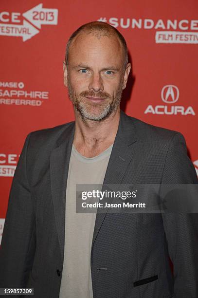 Director Fredrik Bond attends "The Necessary Death Of Charlie Countryman" premiere at Eccles Center Theatre during the 2013 Sundance Film Festival on...