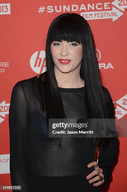 Audrey Napoleon attends "The Necessary Death Of Charlie Countryman" premiere at Eccles Center Theatre during the 2013 Sundance Film Festival on...