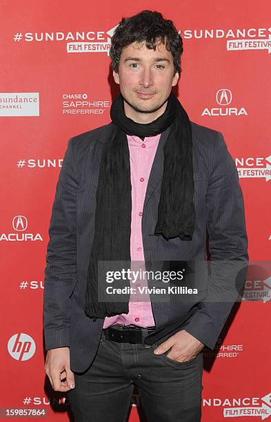 Cinematographer Matthias Grunsky attends "Computer Chess" Premiere - 2013 Sundance Film Festival at Library Center Theater on January 21, 2013 in...