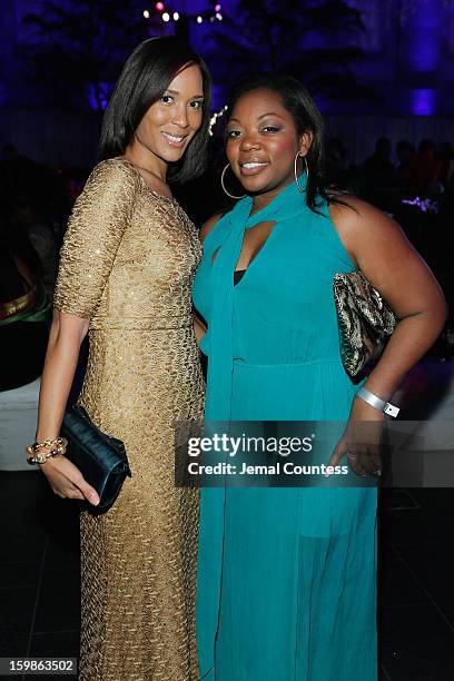 Guests attend the Inaugural Ball hosted by BET Networks at Smithsonian American Art Museum & National Portrait Gallery on January 21, 2013 in...