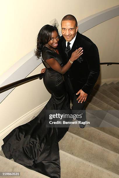 Guests attend the Inaugural Ball hosted by BET Networks at Smithsonian American Art Museum & National Portrait Gallery on January 21, 2013 in...