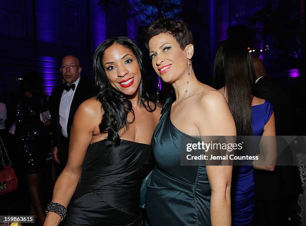 Guests attend the Inaugural Ball hosted by BET Networks at Smithsonian American Art Museum & National Portrait Gallery on January 21, 2013 in...