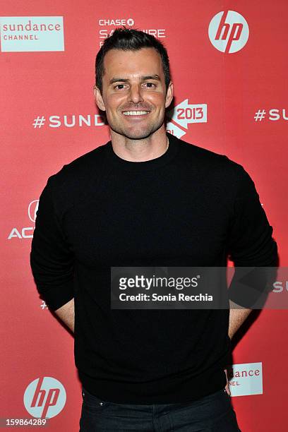 Director Chris Nelson attends the "Ass Backwards" premiere at Egyptian Theatre during the 2013 Sundance Film Festival on January 21, 2013 in Park...