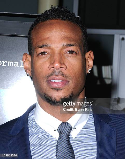 Actor Marlon Wayans attends the premiere of 'A Haunted House' at ArcLight Hollywood on January 3, 2013 in Hollywood, California.