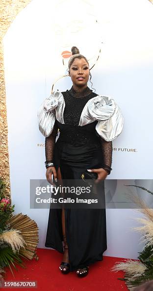 Modika Eva Modika at the 2023 Miss South Africa Final at SunBet Arena on ...