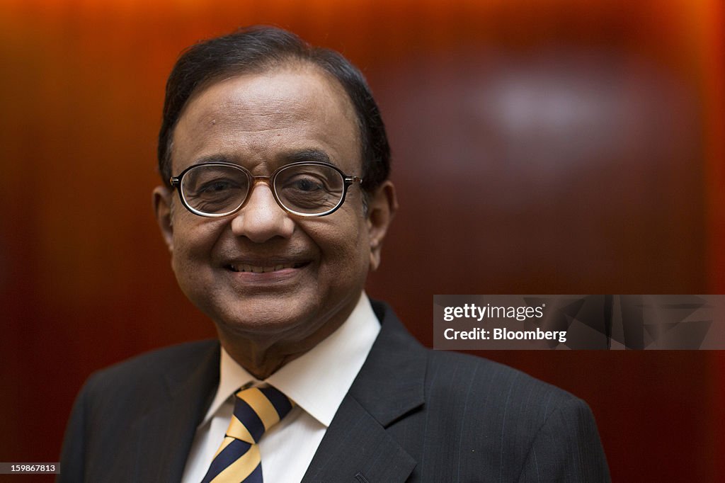 Indian Finance Minister P. Chidambaram Holds Briefing