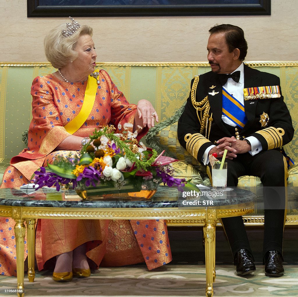 BRUNEI-NETHERLANDS-ROYAL-DIPLOMACY