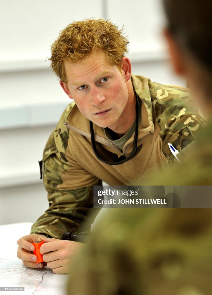 AFGHANISTAN-BRITAIN-ROYALS-HARRY-MILITARY