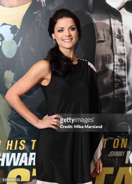 Jaimie Alexander attends the photocall for The Last Stand at The Savoy Hotel on January 22, 2013 in London, England.