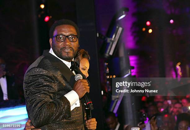 Big Daddy Kane performs at the 2013 BET Networks Inaugural Gala at Smithsonian National Museum Of American History on January 21, 2013 in Washington,...