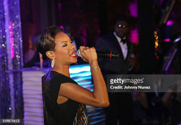 Lyte and Big Daddy Kane perform at the 2013 BET Networks Inaugural Gala at Smithsonian National Museum Of American History on January 21, 2013 in...