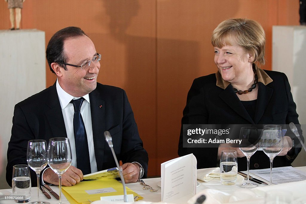 Germany And France Celebrate 50th Anniversary Of Elysee Treaty