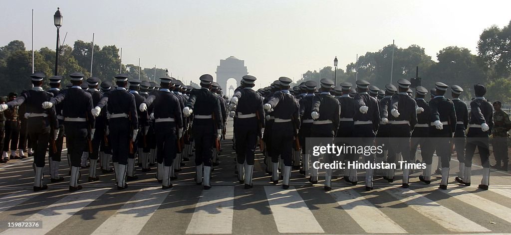 Rehearsal For Republic Day Parade