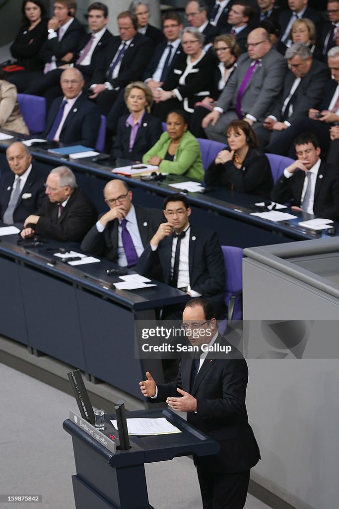 Germany And France Celebrate 50th Anniversary Of Elysee Treaty