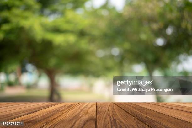 backdrop for product display on top of the table - mesa de jardín fotografías e imágenes de stock