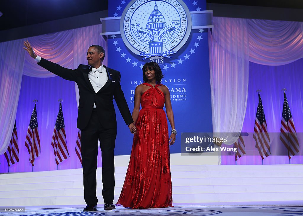 President Obama And First Lady Attend Inaugural Balls