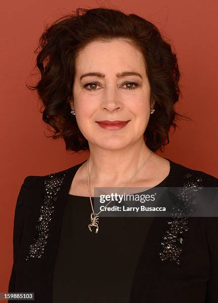 Actress Sean Young poses for a portrait during the 2013 Sundance Film Festival at the Getty Images Portrait Studio at Village at the Lift on January...