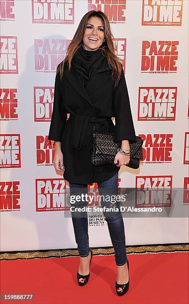 Alessia Ventura attends 'Pazze di Me' Premiere at Cinema Odeon on January 22, 2013 in Milan, Italy.