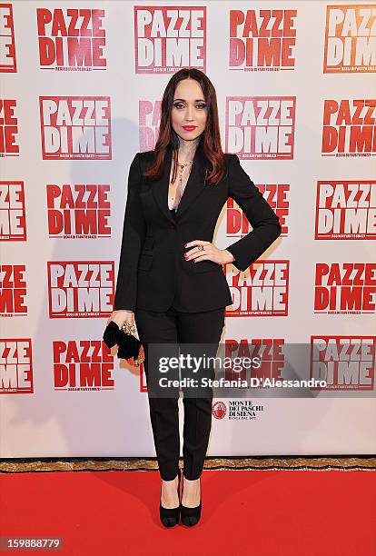 Chiara Francini attends 'Pazze di Me' Premiere at Cinema Odeon on January 22, 2013 in Milan, Italy.