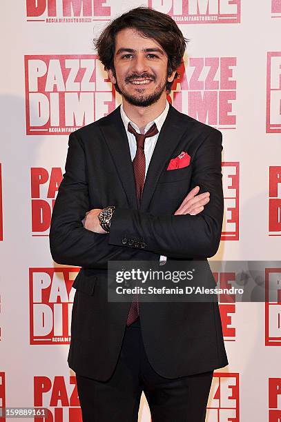 Francesco Mandelli attends 'Pazze di Me' Premiere at Cinema Odeon on January 22, 2013 in Milan, Italy.