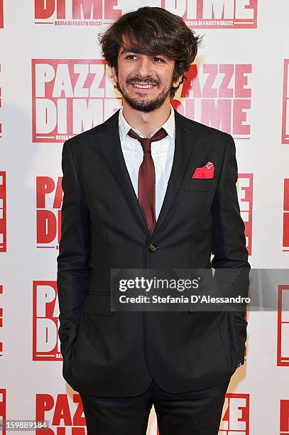 Francesco Mandelli attends 'Pazze di Me' Premiere at Cinema Odeon on January 22, 2013 in Milan, Italy.