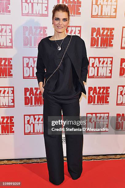 Claudia Zanella attends 'Pazze di Me' Premiere at Cinema Odeon on January 22, 2013 in Milan, Italy.