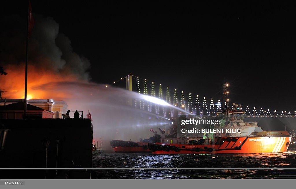 TURKEY-FIRE-UNIVERSITY-FRANCE