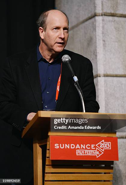 Alfred P. Sloan Foundation's Doron Weber attends the Once Upon A Quantum Symmetry: Science In Cinema Panel at Egyptian Theatre during the 2013...
