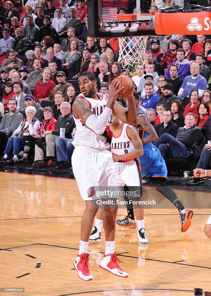 Oklahoma City Thunder v Portland Trail Blazers