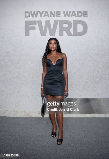 Gabrielle Union-Wade attends the Hall Of Fame Induction Celebration for Dwyane Wade at Chateau Marmont's Bar Marmont on August 06, 2023 in Hollywood,...