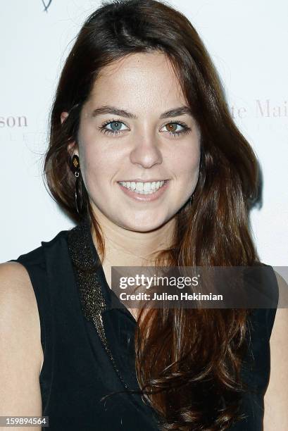 Anouchka Delon attends 'La Petite Maison De Nicole' Inauguration Photocall at Hotel Fouquet's Barriere on January 22, 2013 in Paris, France.