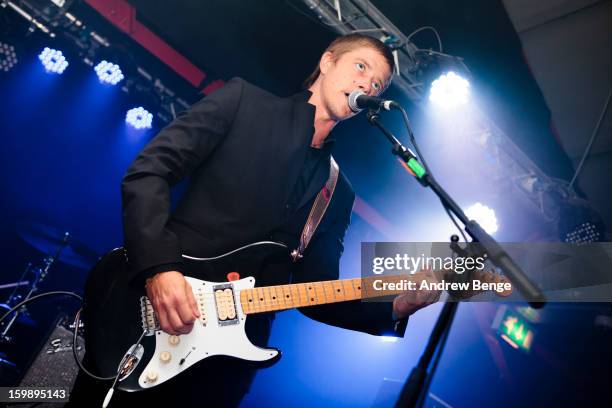 Paul Banks performs on stage at Sound Control on January 22, 2013 in Manchester, England.