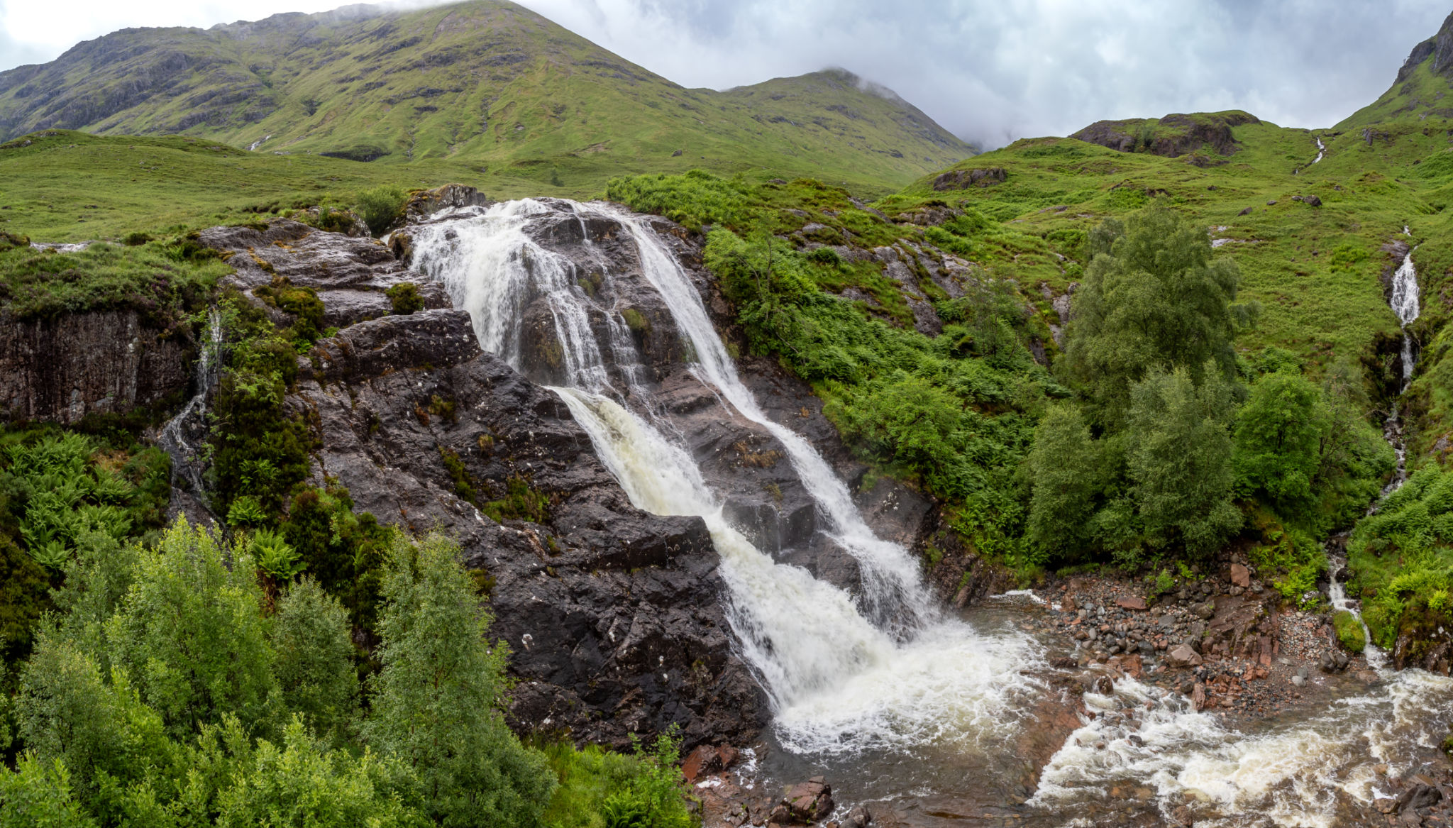 Glencoe waterfalls, Scotland Glencoe waterfalls, Scotland