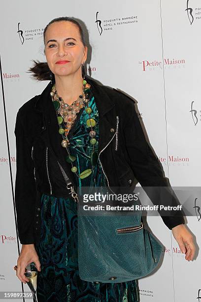 Nathalie Garcon attend 'La Petite Maison De Nicole' Inauguration Photocall at Hotel Fouquet's Barriere on January 22, 2013 in Paris, France.