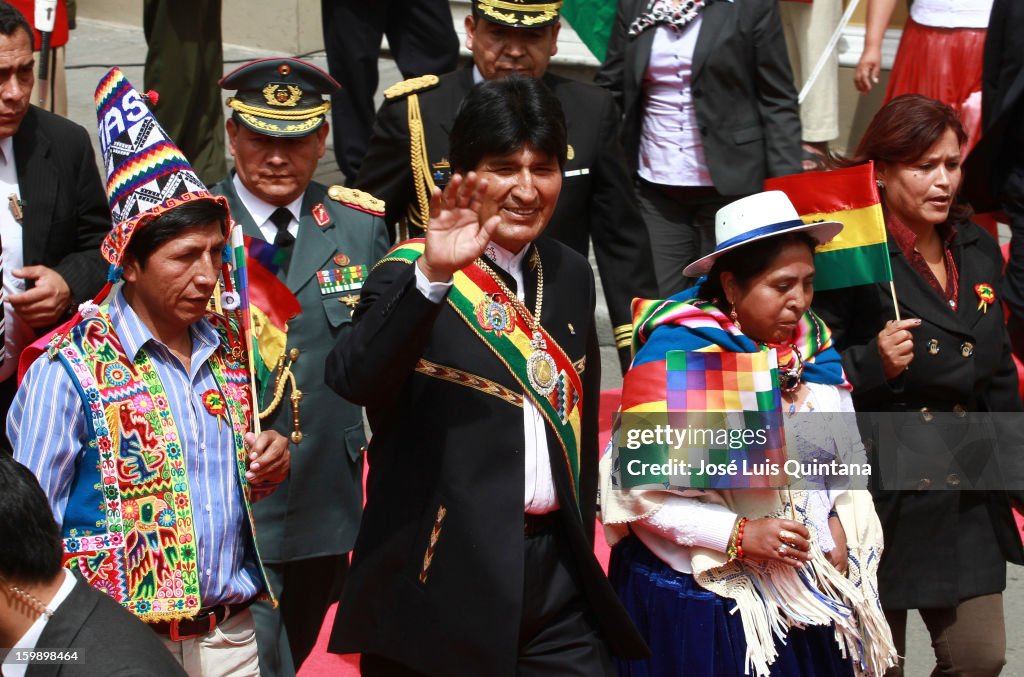 Third Anniversary of the Pluri National State of Bolivia