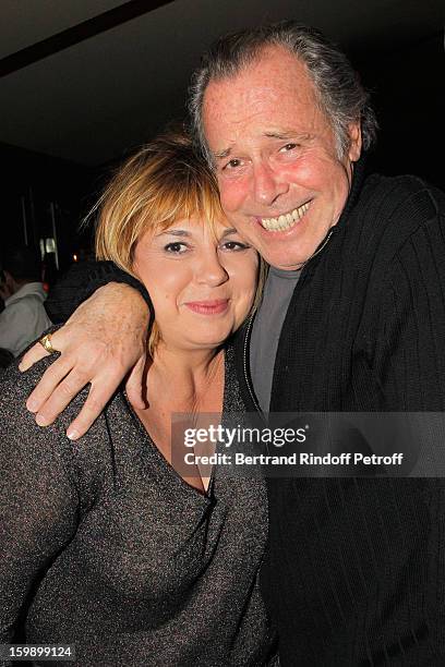 Michel Leeb and Michele Bernier attend 'La Petite Maison De Nicole' Inauguration Cocktail at Hotel Fouquet's Barriere on January 22, 2013 in Paris,...