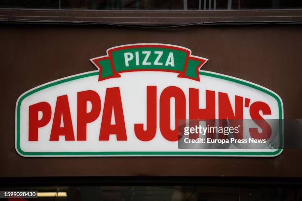 Papa John's franchise restaurant in Barcelona, on August 7 in Barcelona, Catalonia, Spain. Papa John's Pizza, also known as Papa John's, is a...