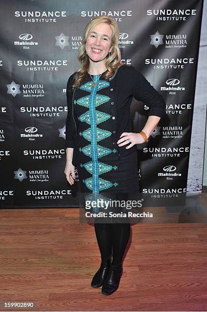 Writer Vendela Vida attends the Sundance Institute Mahindra Global Filmmaking Award Reception at Sundance House on January 22, 2013 in Park City,...